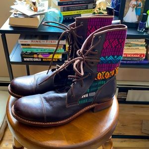 Handmade Guatemalan leather boots